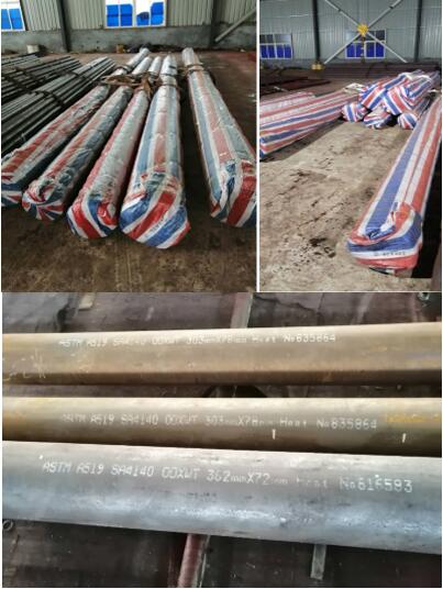 2020-08-10 exported 27MT, SAE4140 Alloy big size tubes to San Antonio, Chile